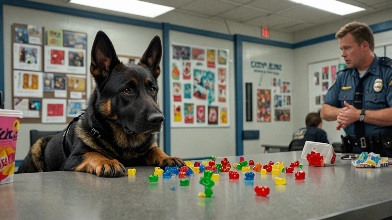 Können Polizeihunde Delta-8-Gummibärchen riechen?