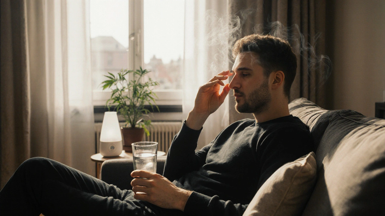 Warum fühlen sich meine Augen komisch an, wenn ich high bin?