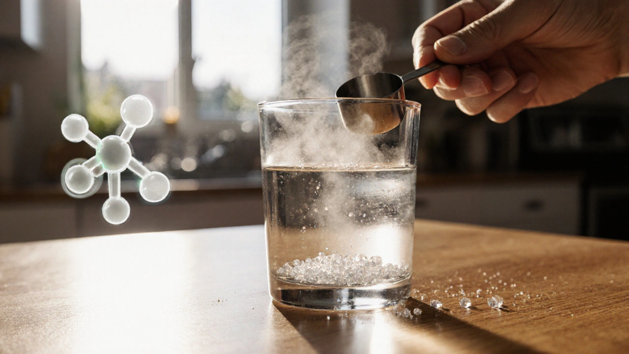Kann man CBD‑Isolat mit Wasser mischen?