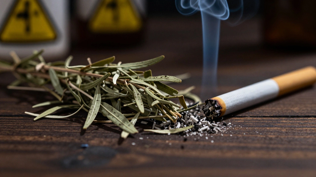 Wie viel Wermut ist sicher zum Rauchen?