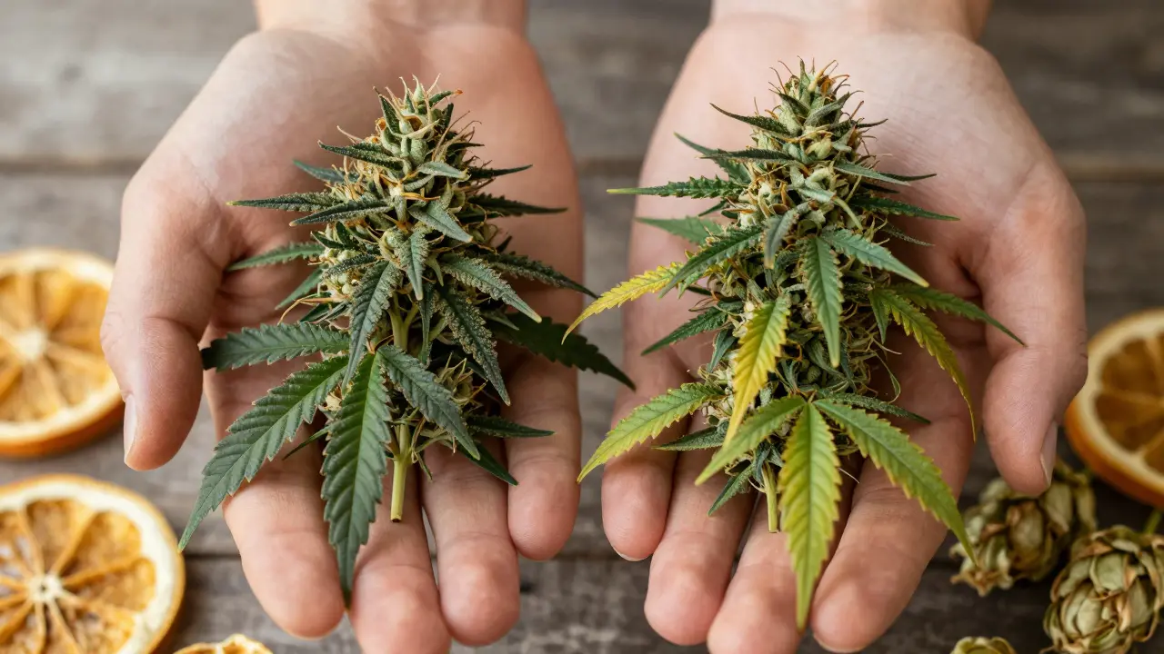 Was ist der Unterschied zwischen Indica- und Sativa-CBD-Blüten?