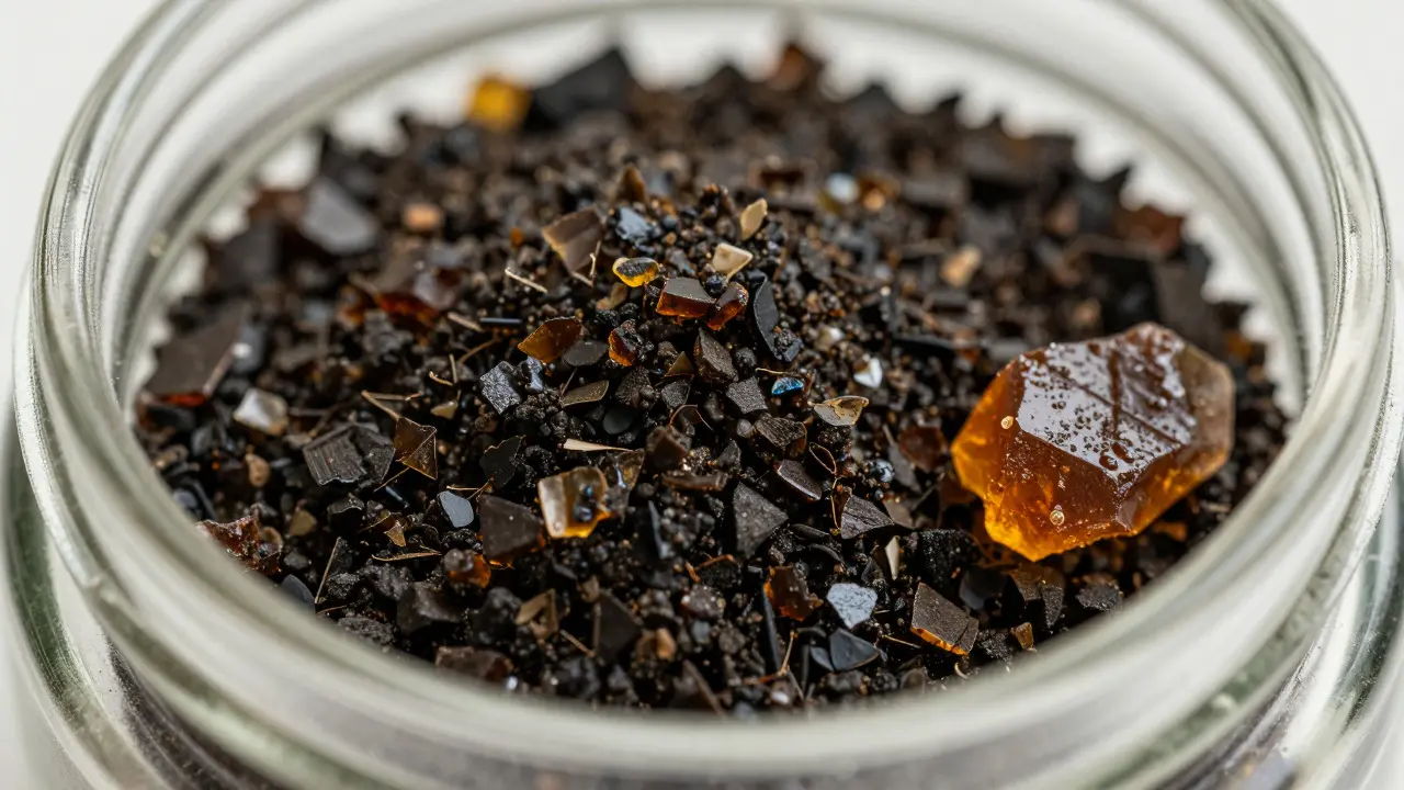 Warum ist mein CBD-Shatter schwarz? Ursachen, Sicherheit und Tipps